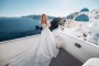 Ирина и Виталий. Нереально красивая свадьба на острове Санторини в Греции 8