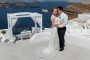 Трогательная свадьба Алексея и Анастасии на острове Санторини в Греции 6